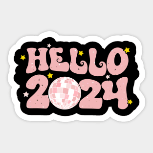 Hello 2024 - Happy New Year Sticker